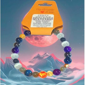 PULSEIRA ANCESTRAL - MULTIVERSO (C/ PEDRAS SEMI-PRECIOSAS)